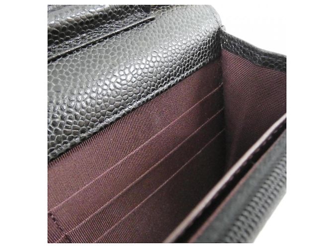 Catena per portafoglio Chanel Timeless Classic Line AP0250 Nero Bordò - vista 9