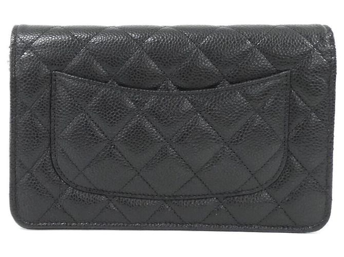 Catena per portafoglio Chanel Timeless Classic Line AP0250 Nero Bordò - vista 2