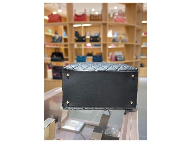 Chanel Chain Tote Bag Schwarz - Ansicht 5