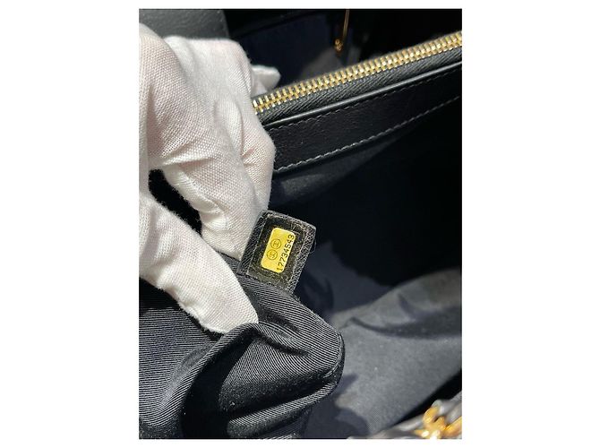 Chanel Chain Tote Bag Schwarz - Ansicht 7