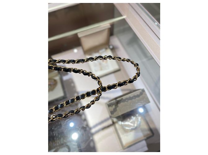 Chanel Chain Tote Bag Schwarz - Ansicht 8