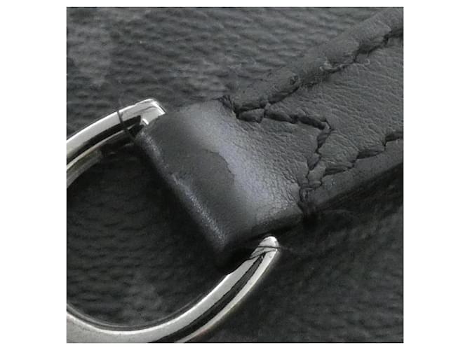 Borsa a tracolla Louis Vuitton Monogram Eclipse Reverse Trio Messenger Nero Grigio - vista 6