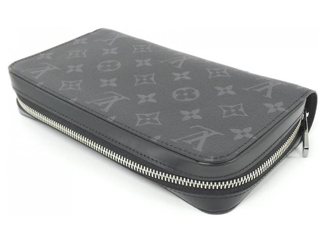 Portefeuille Zippy XL Monogram Eclipse Louis Vuitton Noir - vue 2