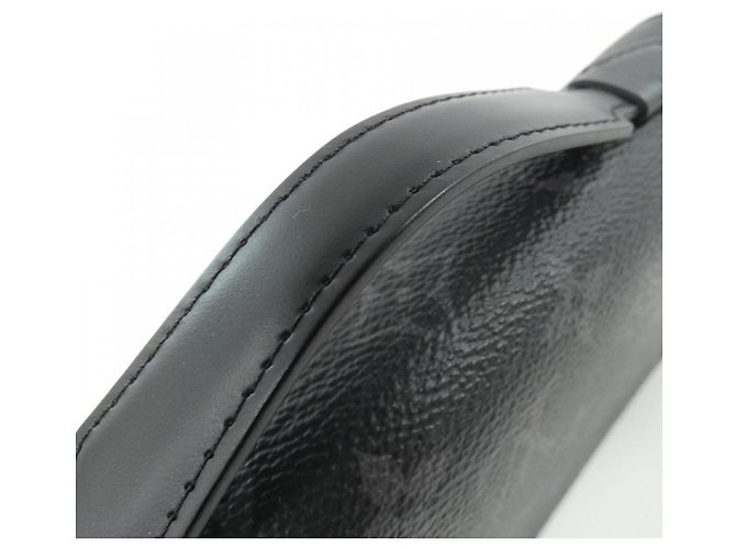 Portefeuille Zippy XL Monogram Eclipse Louis Vuitton Noir - vue 4