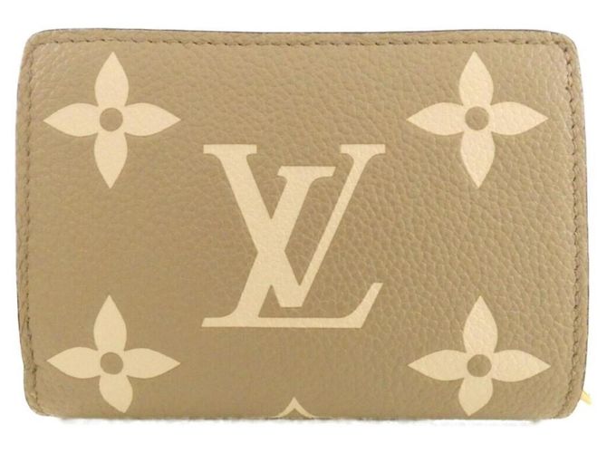 Portafoglio Louis Vuitton Bicolor Monogram Empreinte Beige Grigio - vista 2