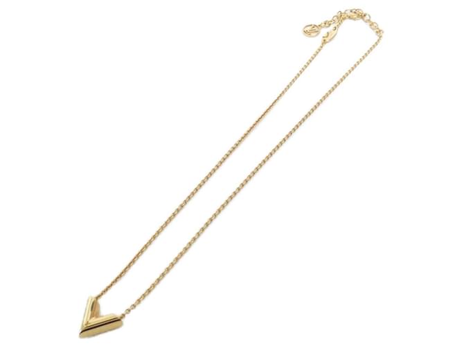Collana Essential V Louis Vuitton D'oro - vista 2