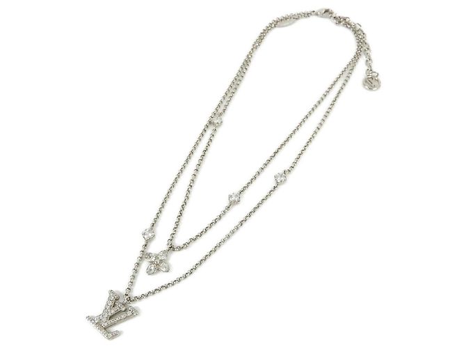 Collana Louis Vuitton Lady LV M02515 Argento - vista 2