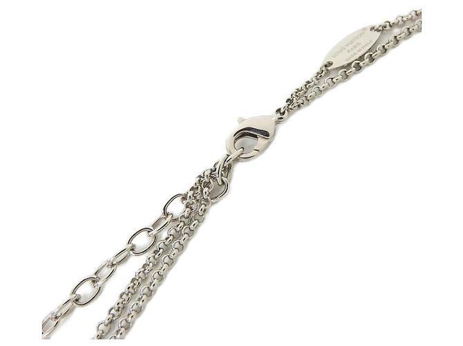 Collana Louis Vuitton Lady LV M02515 Argento - vista 4