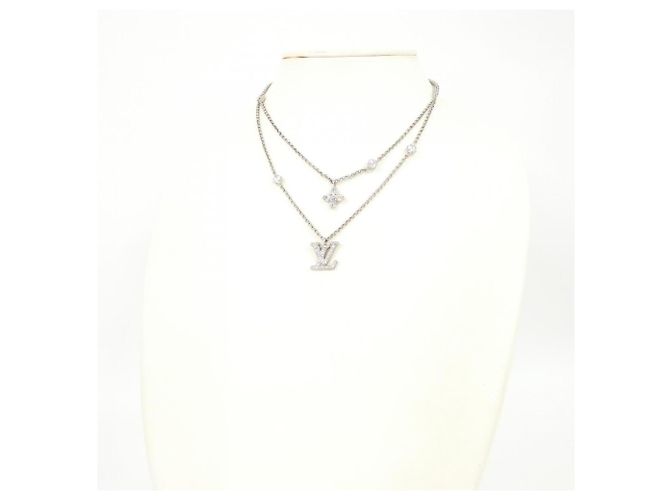 Collana Louis Vuitton Lady LV M02515 Argento - vista 5