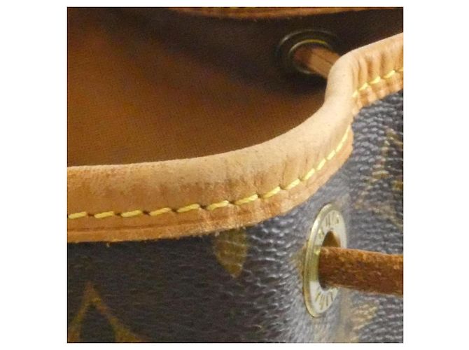 Zaino Louis Vuitton Monogram Montsouris MM Marrone - vista 4