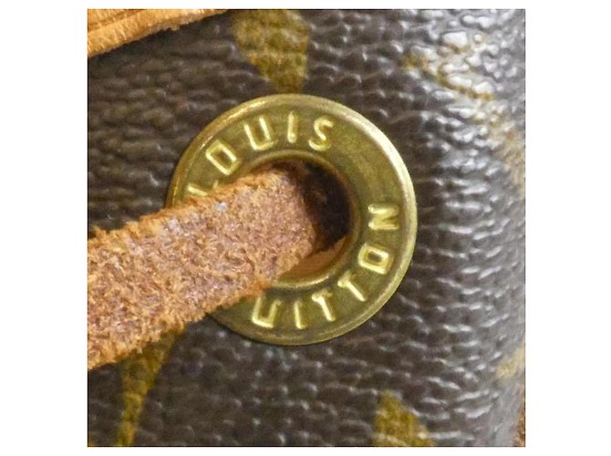 Zaino Louis Vuitton Monogram Montsouris MM Marrone - vista 5