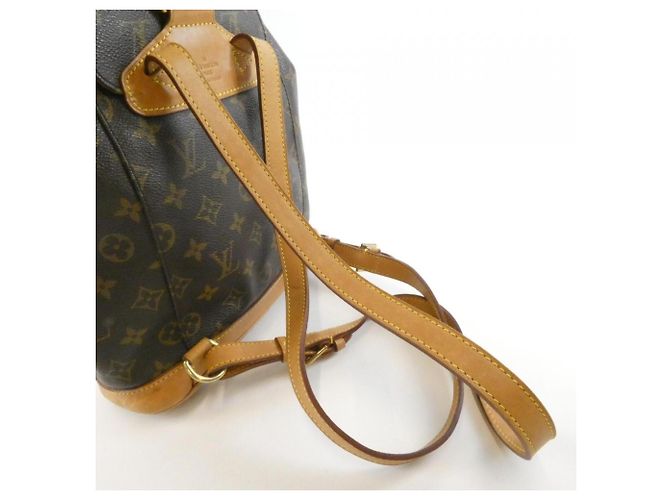 Zaino Louis Vuitton Monogram Montsouris MM Marrone - vista 7