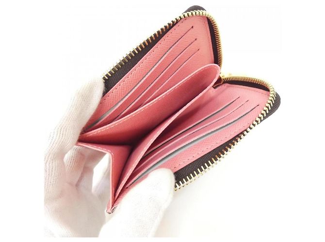 Monedero Monogram Louis Vuitton Castaño Rosa - vista 6