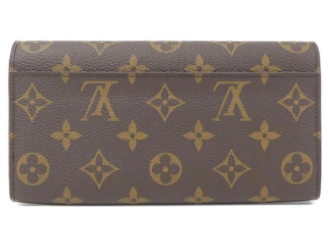 Cartera Sarah Monogram Louis Vuitton Castaño Fucsia - vista 2