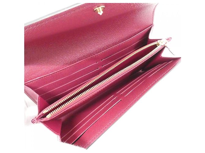Cartera Sarah Monogram Louis Vuitton Castaño Fucsia - vista 7