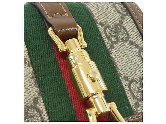 Gucci JACKIE 1961 Bi-Fold Wallet Braun Beige - Ansicht 3