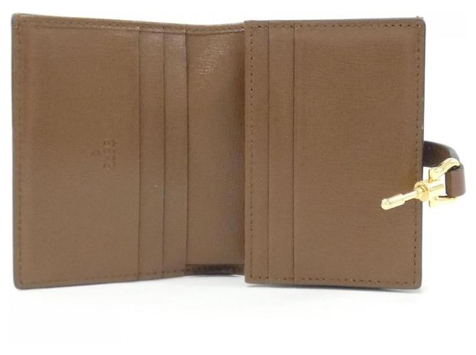 Gucci JACKIE 1961 Bi-Fold Wallet Braun Beige - Ansicht 6