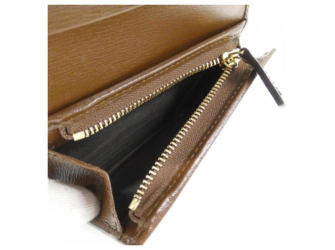 Gucci JACKIE 1961 Bi-Fold Wallet Braun Beige - Ansicht 8