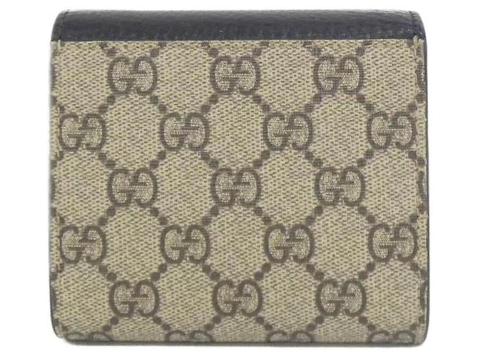 Gucci GG Marmont Klapperbrieftasche Schwarz Beige - Ansicht 2