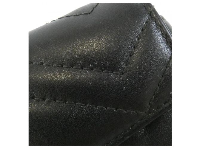 Borsa a Spalla Gucci GG Marmont 476433 DTDCT Nero - vista 5