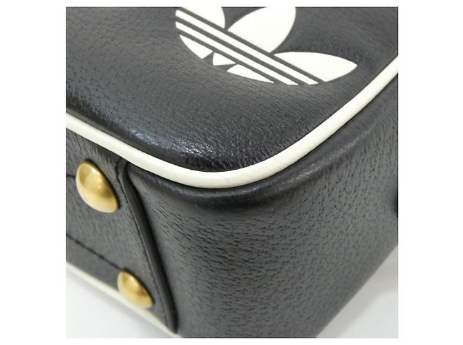 Borsa a tracolla in pelle bianco e nero Gucci - vista 3