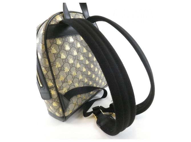 Gucci 427042 9N0AG Rucksack Schwarz Beige - Ansicht 6