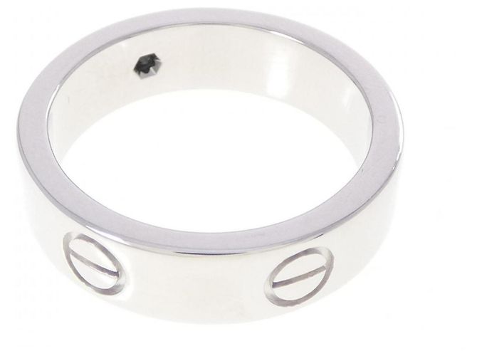 Cartier Love Ring mit schwarzem Saphir - Ansicht 3