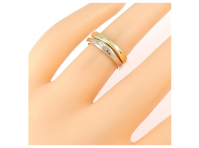 Anello Cartier Love Me in Oro Bianco e Giallo - vista 4
