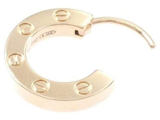 Orecchini Love Stud in oro rosa 18K Cartier - vista 3