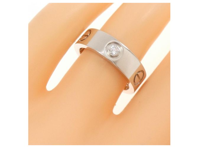 Cartier Love Ring mit halbem Diamanten - Ansicht 5