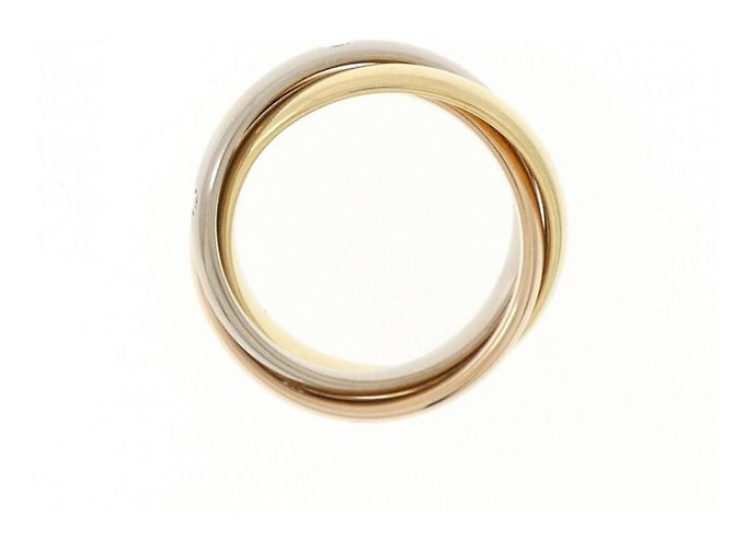 Anello Cartier Trinity in oro 18K e diamante - vista 2