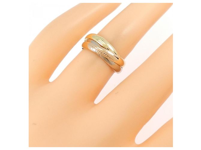 Anello Cartier Trinity in oro rosa bianco e giallo 18K - vista 5