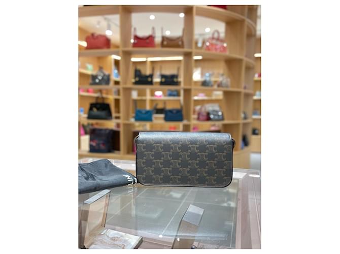 Céline Borsa sottobraccio Celine Marrone Monogramma - vista 2