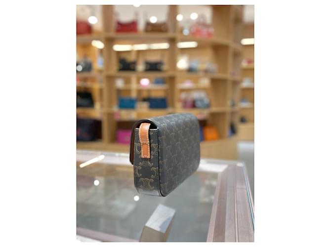 Céline Borsa sottobraccio Celine Marrone Monogramma - vista 3