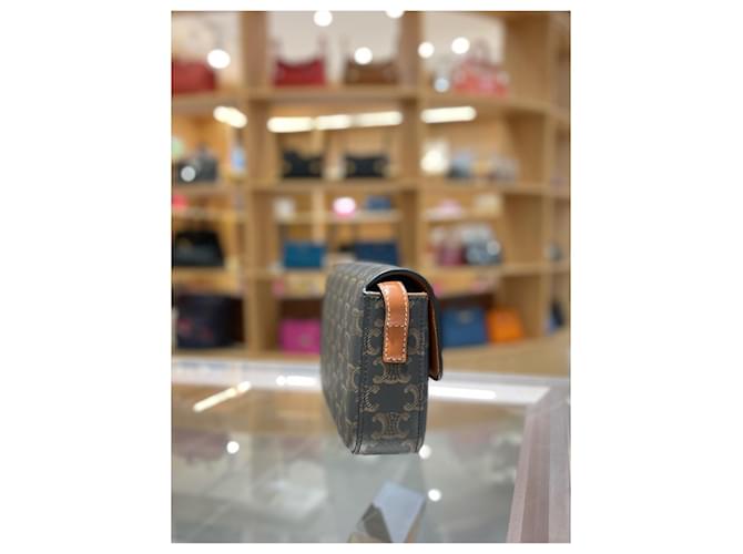 Céline Borsa sottobraccio Celine Marrone Monogramma - vista 4