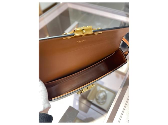 Céline Borsa sottobraccio Celine Marrone Monogramma - vista 7