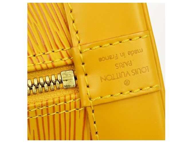 Louis Vuitton Alma Epi MM Giallo - vista 4