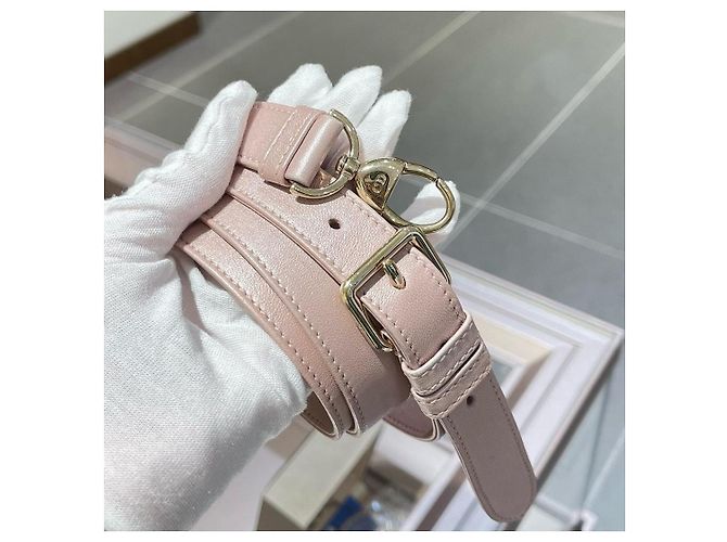 Borsa in pelle di pecora Dior Rosa - vista 9