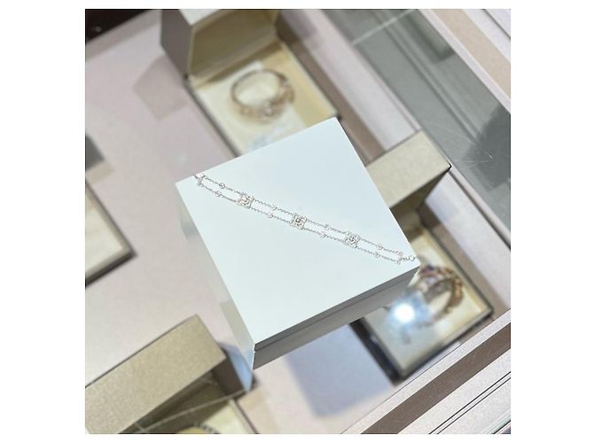 Bracciale con Diamanti De Beers Argento - vista 5