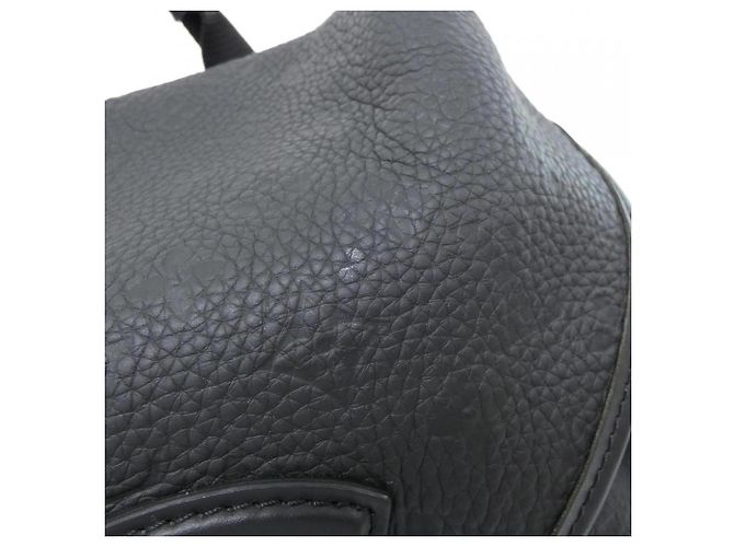 Zaino Louis Vuitton Taurillon Monogram Montsouris Nero - vista 4