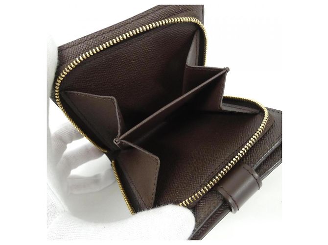Portafoglio Compact Zip Louis Vuitton Damier Damier ebene - vista 8