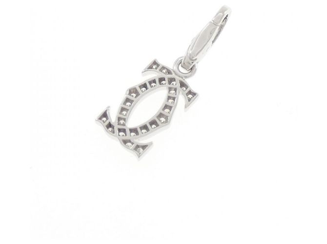 Collana con pendente Cartier 2C Charm D'oro - vista 2