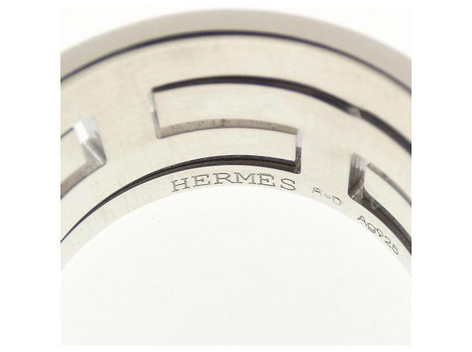 Ring Hermès Anillo Move H Band Hermes Plata - vista 3