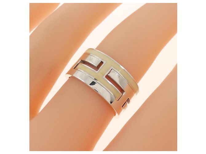 Ring Hermès Anillo Move H Band Hermes Plata - vista 4