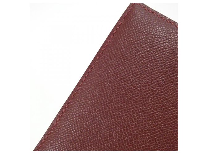 Hermès Bearn Soufflé Long Wallet Rot - Ansicht 4