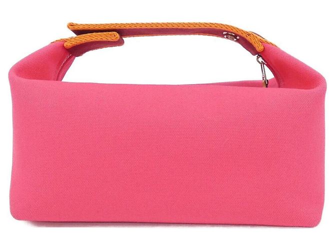 Hermès Pochette borsa Hermes Bride à Black PM Rosa - vista 2