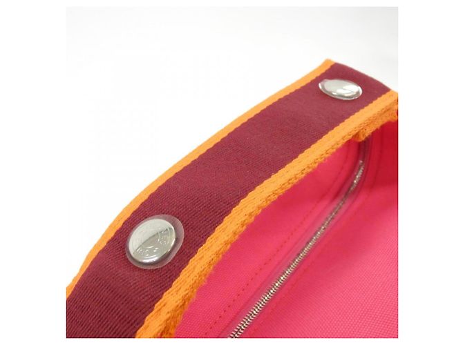 Hermès Pochette borsa Hermes Bride à Black PM Rosa - vista 6