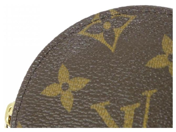 Louis Vuitton Monogram Porte Monnaie Long M61926 Monedero Castaño - vista 2