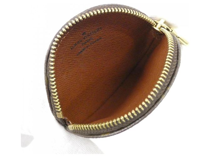 Louis Vuitton Monogram Porte Monnaie Long M61926 Monedero Castaño - vista 4