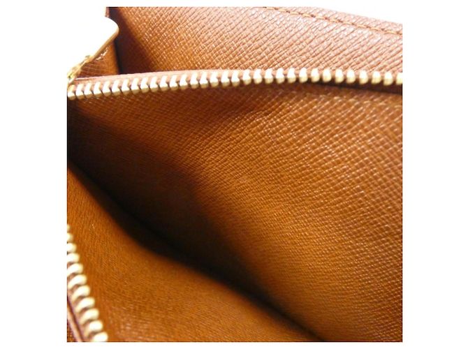 Louis Vuitton Monogram Porte Monnaie Credit Wallet Marrone - vista 7